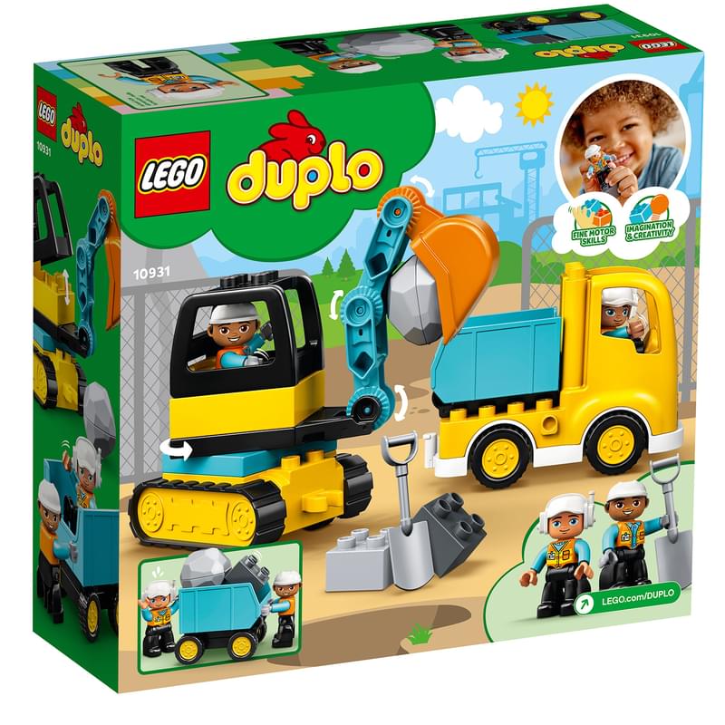 Конструктор LEGO Duplo Грузовик и гусеничный экскаватор (10931) - фото #1, Technodom.kz