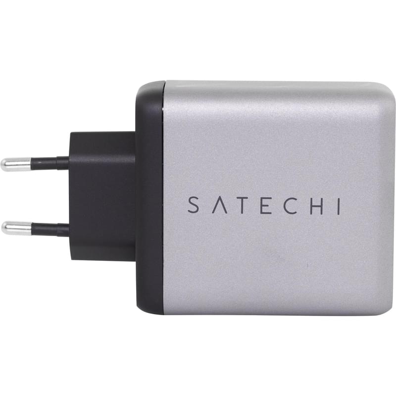 Сетевое зарядное устройство USB-C, Satechi Compact Charger 100W, GaN, Space Grey (ST-UC100WSM-EU) - фото #3, Technodom.kz
