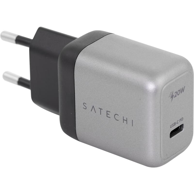 Сетевое зарядное устройство USB-C, Satechi 20W, PD, Space Grey (ST-UC20WCM-EU) - фото #0, Technodom.kz