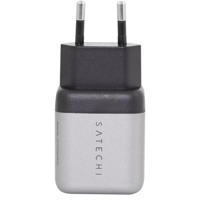 Сетевое зарядное устройство USB-C, Satechi 20W, PD, Space Grey (ST-UC20WCM-EU) - фото #4, Technodom.kz