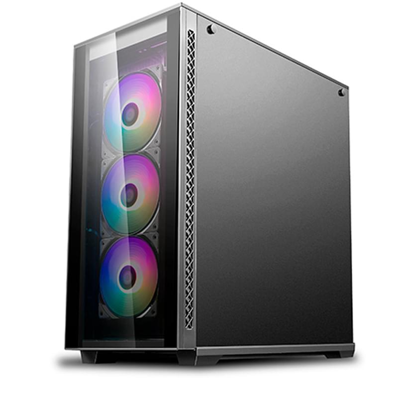 ПК корпус Deepcool MATREXX 70 ADD-RGB 3F MidTower, window, Black EATX (DP-ATX-MATREXX70-BKG0P-3F) - фото #4, Technodom.kz