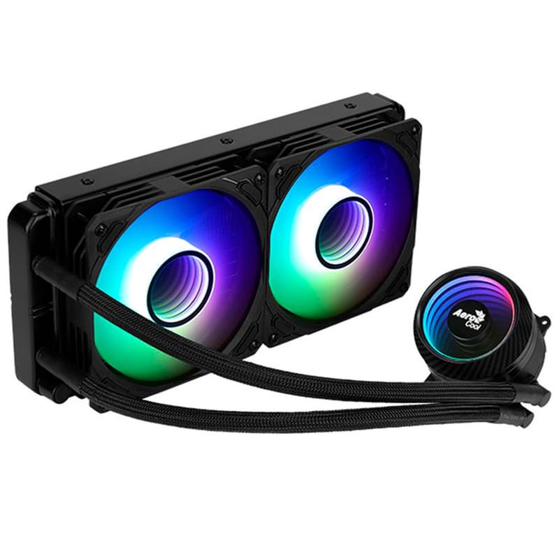 Система жидкостного охлаждения для CPU Aerocool Mirage L240 Black - фото #0, Technodom.kz