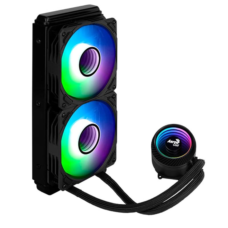 Система жидкостного охлаждения для CPU Aerocool Mirage L240 Black - фото #1, Technodom.kz
