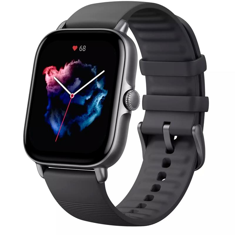 Amazfit GTS 3 Смарт сағаты, Graphite Black (A2035) - фото #0, Technodom.kz