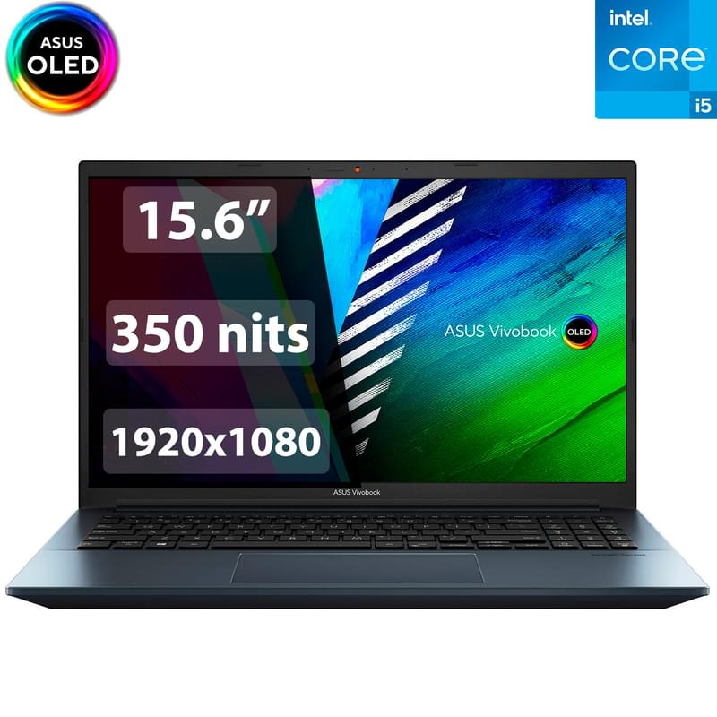 Ноутбук Asus VivoBook Pro 15 OLED K3500PH i5 11300H / 8ГБ / 512SSD / GTX1650MaxQ 4ГБ / 15.6 / DOS / (K3500PH-L1157) - фото #0, Technodom.kz