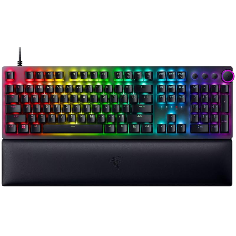 Razer Huntsman V2 - Purple Switch, Black (RZ03-03931300-R3R1) ойын пернетақтасы - фото #0, Technodom.kz