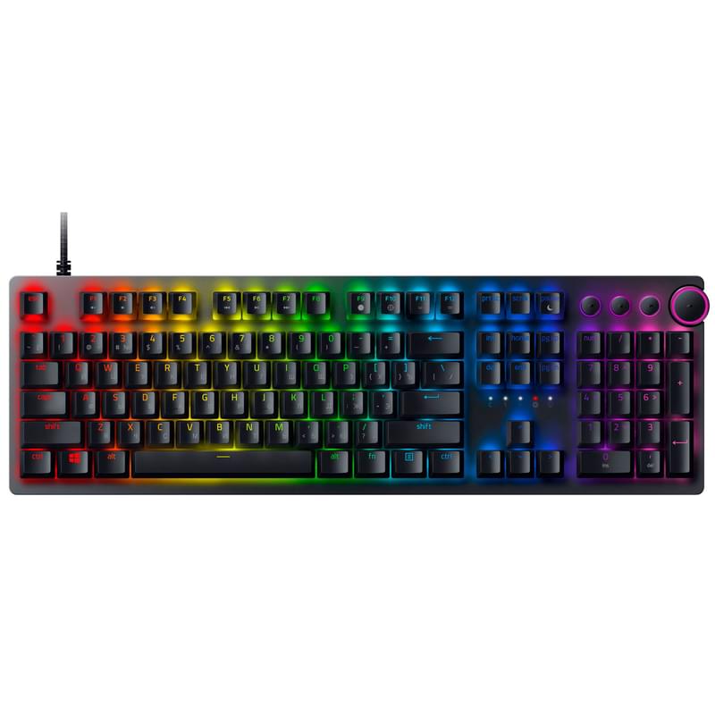 Игровая клавиатура Razer Huntsman V2 - Red Switch, Black (RZ03-03930700-R3R1) - фото #1, Technodom.kz