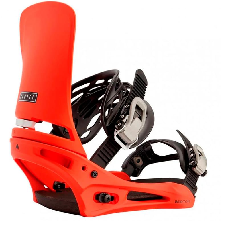 Крепления сноубордические мужские Burton Cartel - 2021 (M, bright red) - фото #1, Technodom.kz