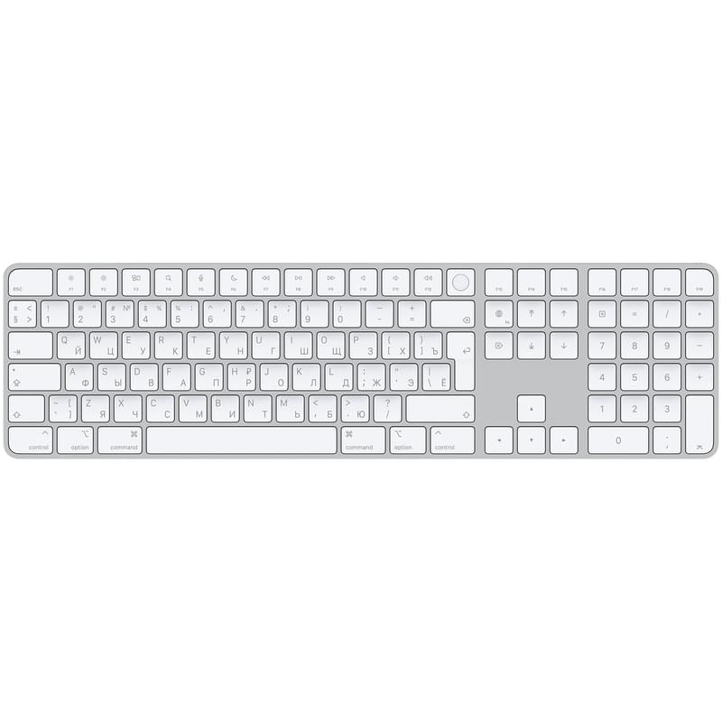 Клавиатура беспроводная Apple Magic Keyboard с Touch ID и цифровой панелью (MK2C3RS/A) - фото #0, Technodom.kz