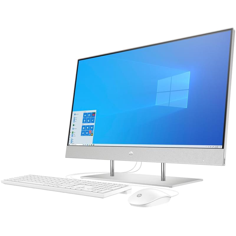 Моноблок 27" HP 27-DP1024UR White (51135G7-8-256-W-FHD) (497A4EA) - фото #1, Technodom.kz
