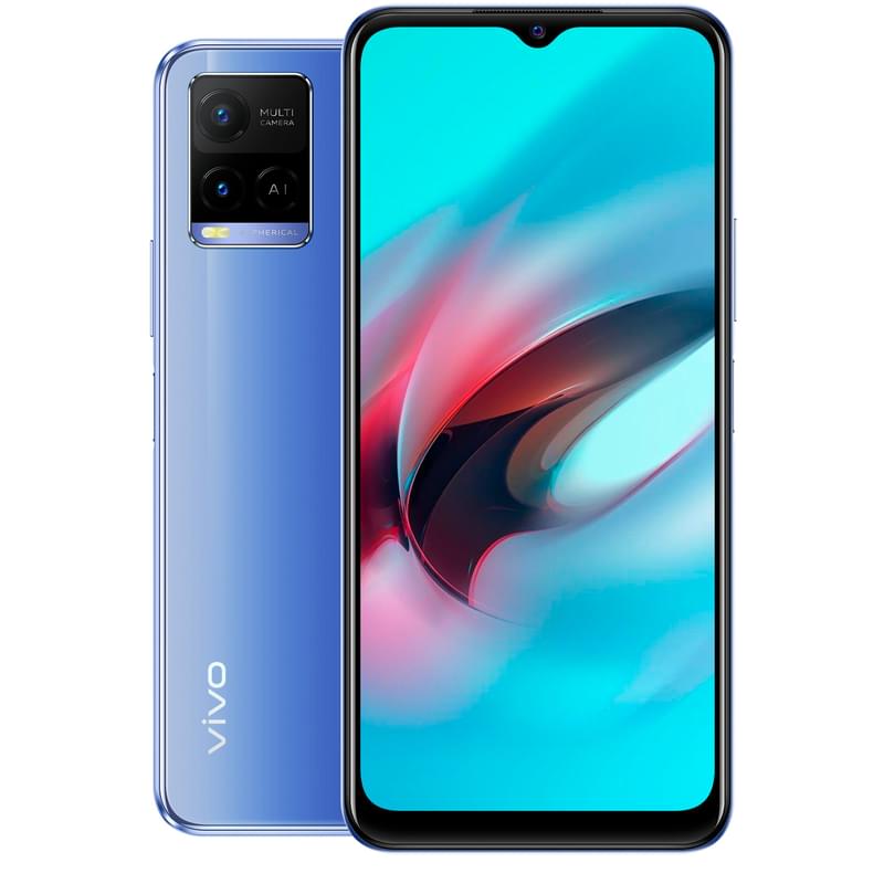 Смартфон Vivo Y21 4/64GB Metallic Blue - фото #0, Technodom.kz