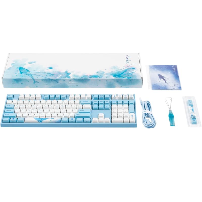 Игровая клавиатура Varmilo MA108M Sea Melody - EC Rose V2 (MA108MG2W/WBPE7HR) - фото #8, Technodom.kz