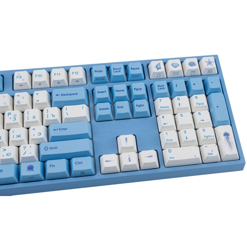 Игровая клавиатура Varmilo VA108M Sea Melody - Cherry MX Brown (VA108MN2W/WBPE7HR) - фото #3, Technodom.kz