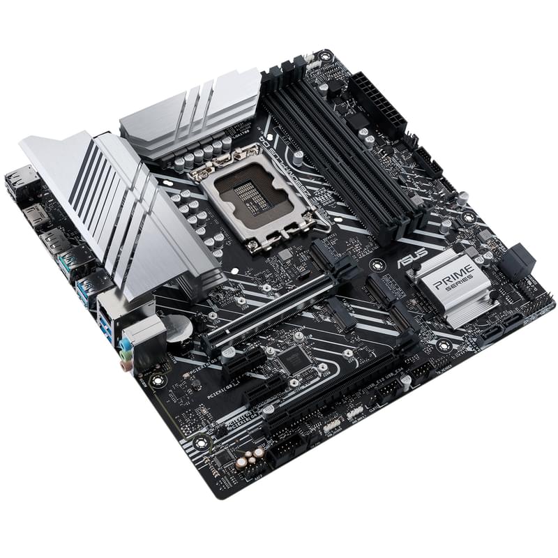 Asus PRIME Жүйелік тақшасы Z690M-PLUS D4 LGA1700 4DDR4 PCI-E 2x16 2x1 (HDMI+DP) mATX - фото #3, Technodom.kz