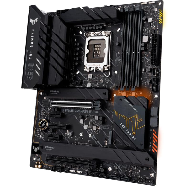 Материнская плата Asus TUF GAMING Z690-PLUS WIFI D4 LGA1700 4DDR4 PCI-E 2x16 3x1 (HDMI+DP) ATX - фото #3, Technodom.kz