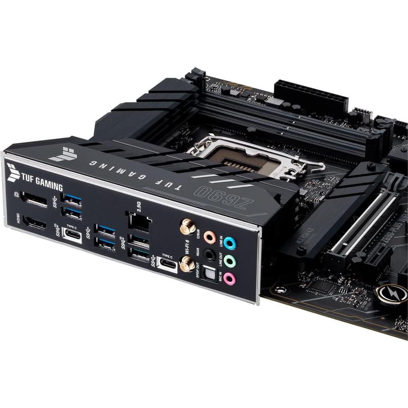 Материнская плата Asus TUF GAMING Z690-PLUS WIFI D4 LGA1700 4DDR4 PCI-E 2x16 3x1 (HDMI+DP) ATX - фото #6, Technodom.kz