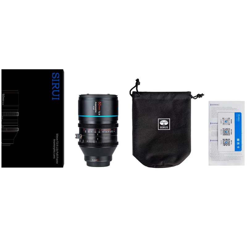 Объектив Sirui Anamorphic 50 mm T2.9 для Canon RF-Mount - фото #6, Technodom.kz
