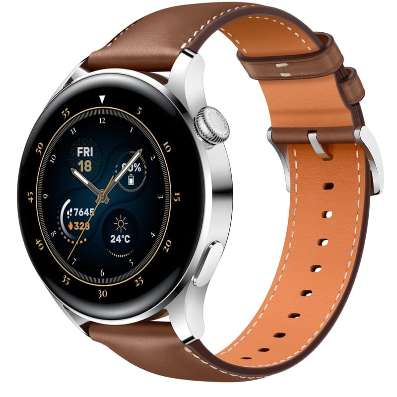 Смарт часы HUAWEI Watch GT3 (46mm), Brown (Jupiter-B19V) - фото #0, Technodom.kz