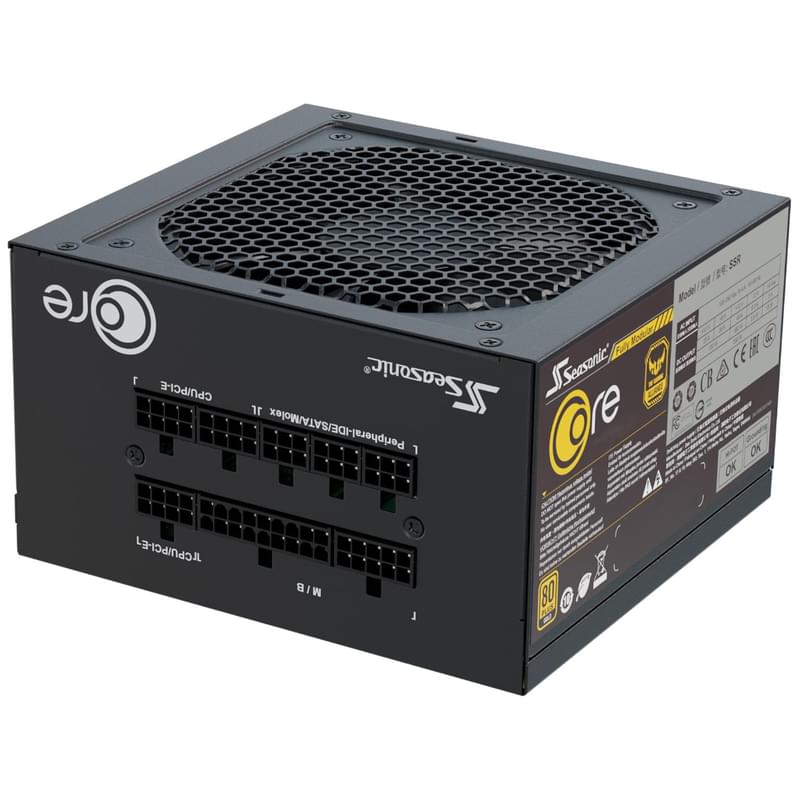 Блок питания 500W Seasonic Core GX ATX 80 PLUS Gold 6+2pin, 4+4pin (Core GX-500) - фото #0, Technodom.kz