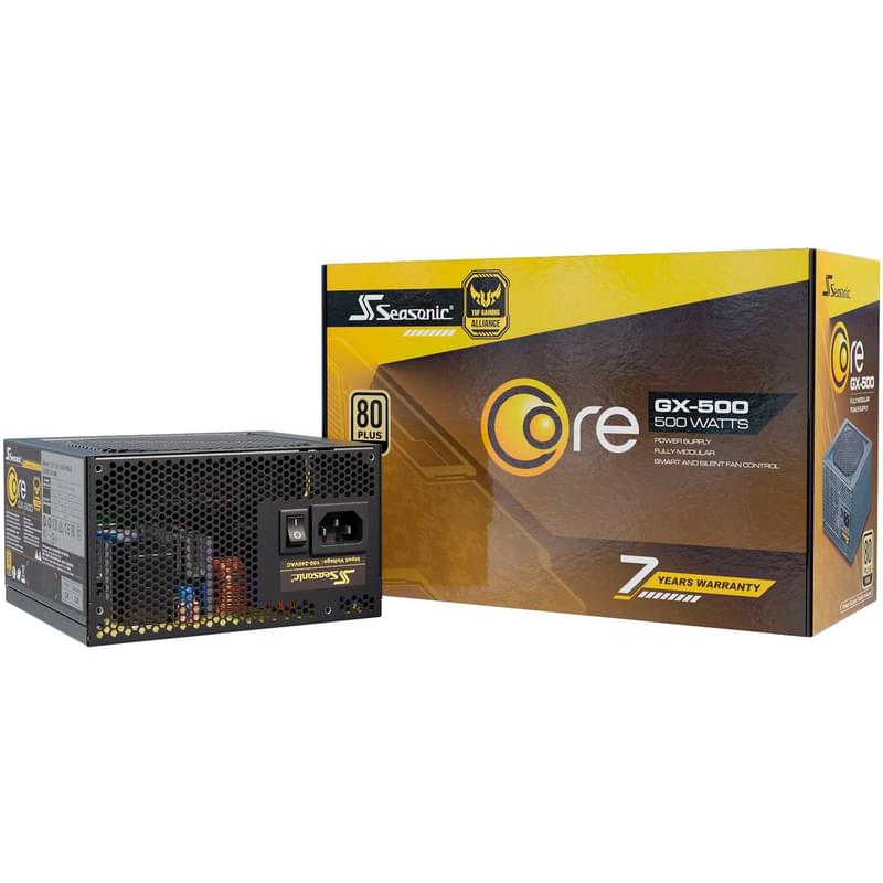 Блок питания 500W Seasonic Core GX ATX 80 PLUS Gold 6+2pin, 4+4pin (Core GX-500) - фото #5, Technodom.kz