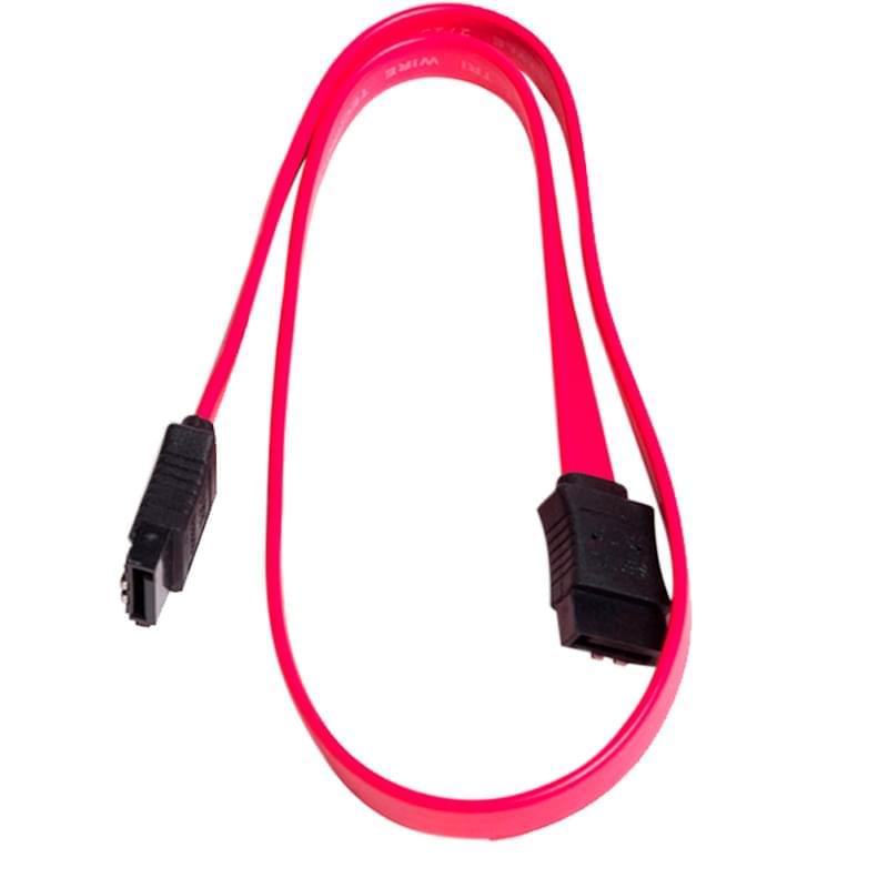 Интерфейсный кабель, SATA, 0.50 м., Красный - фото #0, Technodom.kz