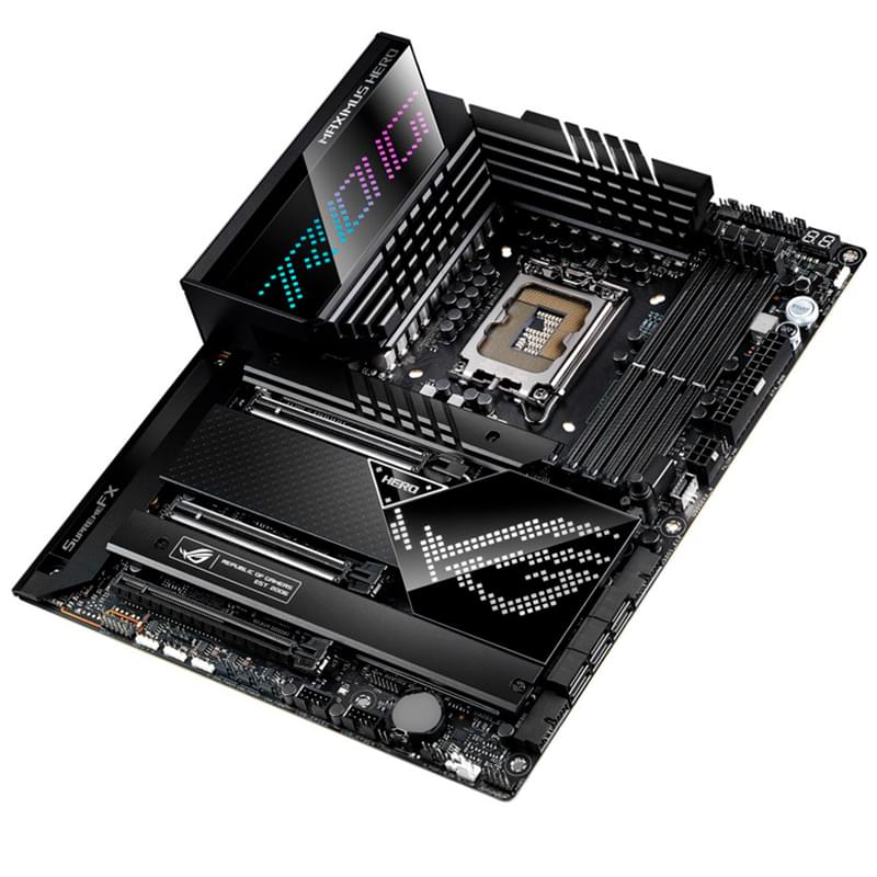 Материнская плата Asus ROG MAXIMUS Z690 HERO LGA1700 4DDR5 PCI-E 3x16 (HDMI+2Type-C) ATX - фото #4, Technodom.kz