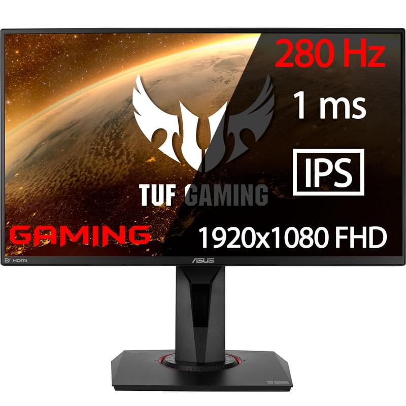 Монитор Игровой 24,5" Asus VG259QM 1920x1080 16:9 IPS 280ГЦ (2HDMI+DP) Black - фото #0, Technodom.kz