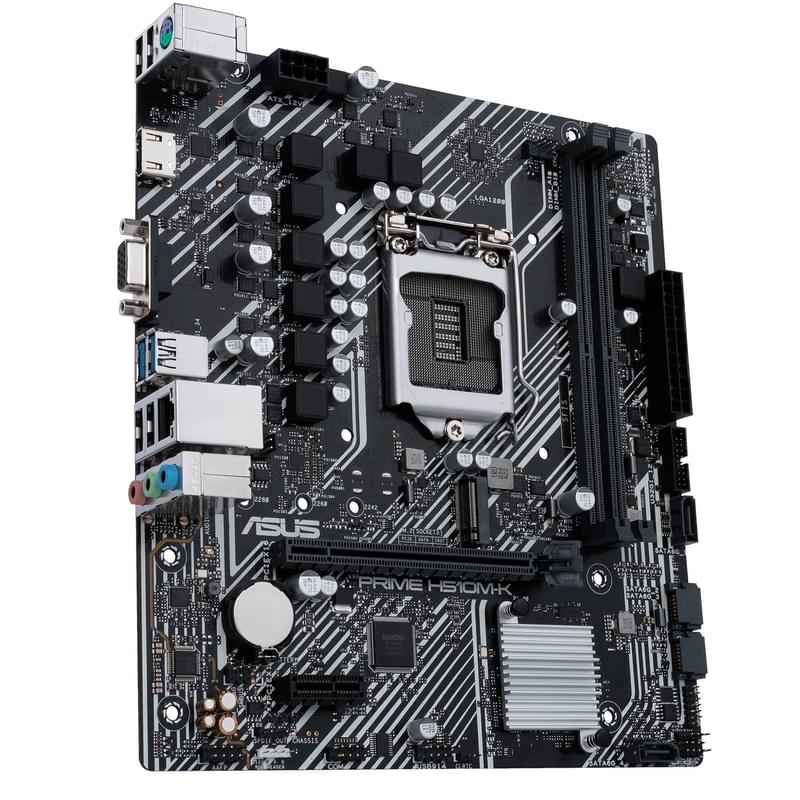 Материнская плата Asus PRIME H510M-K LGA1200 2DDR4 PCI-E 1x16 1x1 (2HDMI+VGA) mATX - фото #1, Technodom.kz