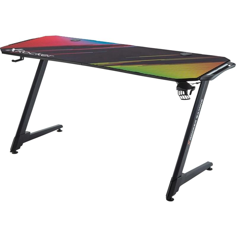 Игровой компьютерный стол XRocker Jaguar Esports RGB, Black (516801) - фото #0, Technodom.kz