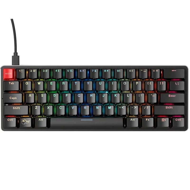 Glorious GMMK Compact - Brown Switch, Black (GMMK-COMPACT-BRN) ойын пернетақтасы - фото #0, Technodom.kz