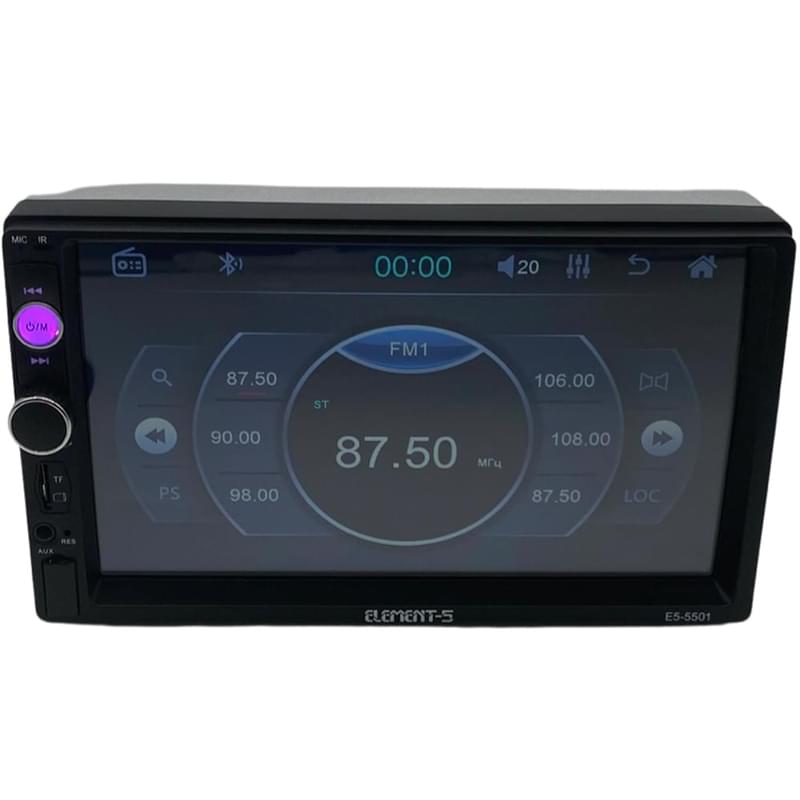 Автомагнитола Element-5 E5-B5501-LBT DIN 2 - фото #4, Technodom.kz