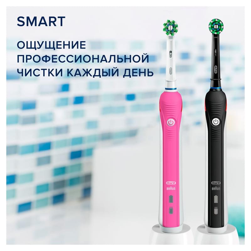 Oral-B D601.525 Black+Pink тіс щеткасы - фото #3, Technodom.kz