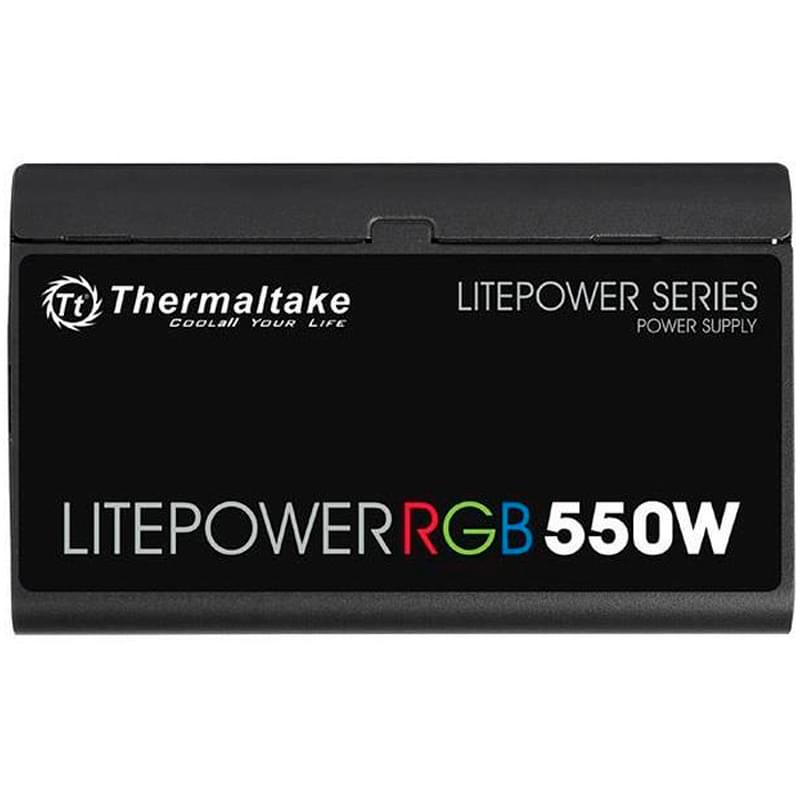 Thermaltake Litepower RGB ATX Қуат блогы 550W 2x6+2pin, 4+4pin (PS-LTP-0550NHSANE-1) - фото #3, Technodom.kz