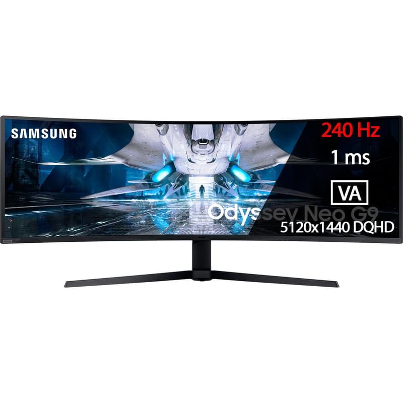 Монитор игровой 49" Samsung LS49AG950NIXCI 5120x1440 32:9 VA 240ГЦ (2HDMI+DP) Curved White - фото #0, Technodom.kz