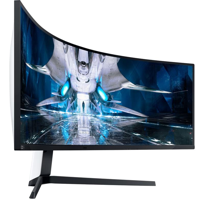 Монитор игровой 49" Samsung LS49AG950NIXCI 5120x1440 32:9 VA 240ГЦ (2HDMI+DP) Curved White - фото #1, Technodom.kz