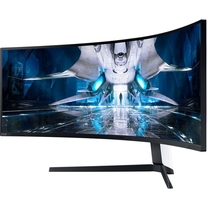 Монитор игровой 49" Samsung LS49AG950NIXCI 5120x1440 32:9 VA 240ГЦ (2HDMI+DP) Curved White - фото #2, Technodom.kz
