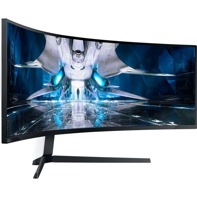 Монитор игровой 49" Samsung LS49AG950NIXCI 5120x1440 32:9 VA 240ГЦ (2HDMI+DP) Curved White - фото #3, Technodom.kz