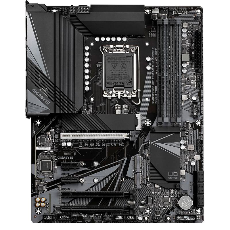 Материнская плата Gigabyte Z690 UD DDR4 LGA1700 4DDR4 PCI-E 3x16 2x1 (HDMI+DP) ATX - фото #0, Technodom.kz