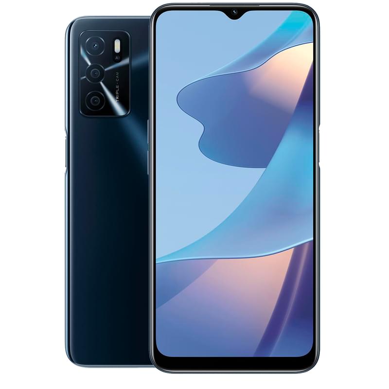 Смартфон OPPO A16 3/32GB Black - фото #0, Technodom.kz