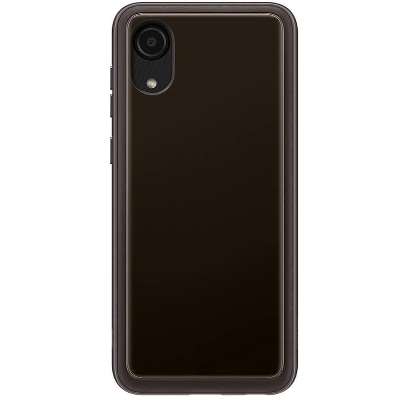 Чехол для Samsung Galaxy A03 Core Soft Clear Cover, Black (EF-QA032TBEGRU) - фото #0, Technodom.kz