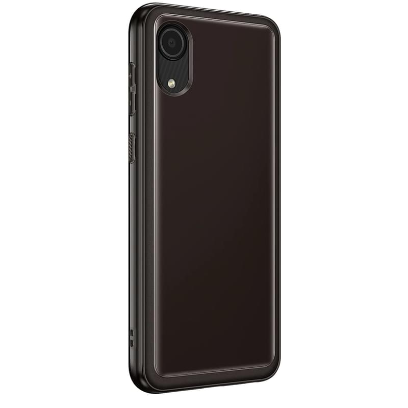 Чехол для Samsung Galaxy A03 Core Soft Clear Cover, Black (EF-QA032TBEGRU) - фото #2, Technodom.kz