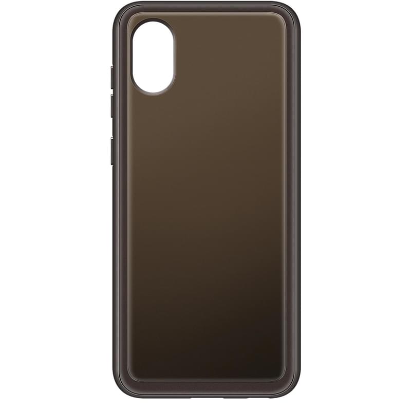 Чехол для Samsung Galaxy A03 Core Soft Clear Cover, Black (EF-QA032TBEGRU) - фото #4, Technodom.kz