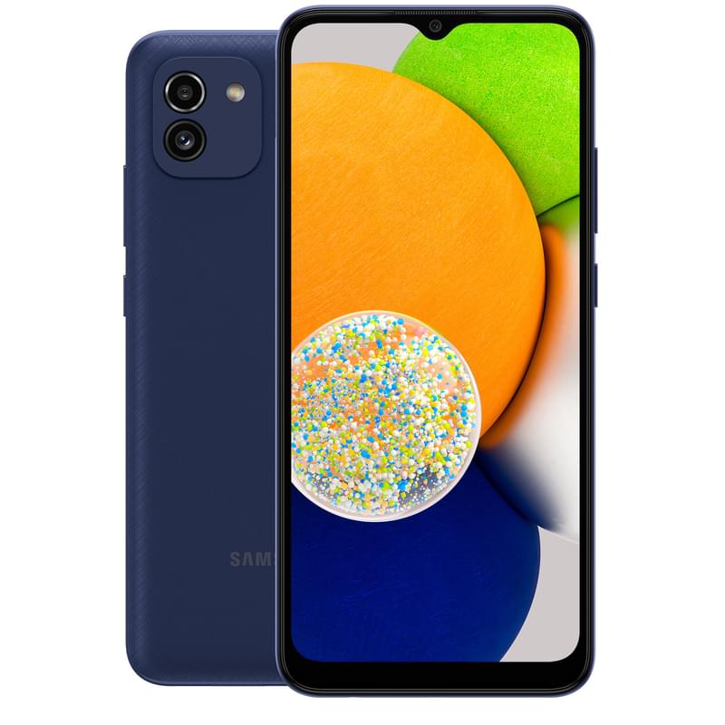 Смартфон Samsung Galaxy A03 4/64GB Blue - фото #0, Technodom.kz