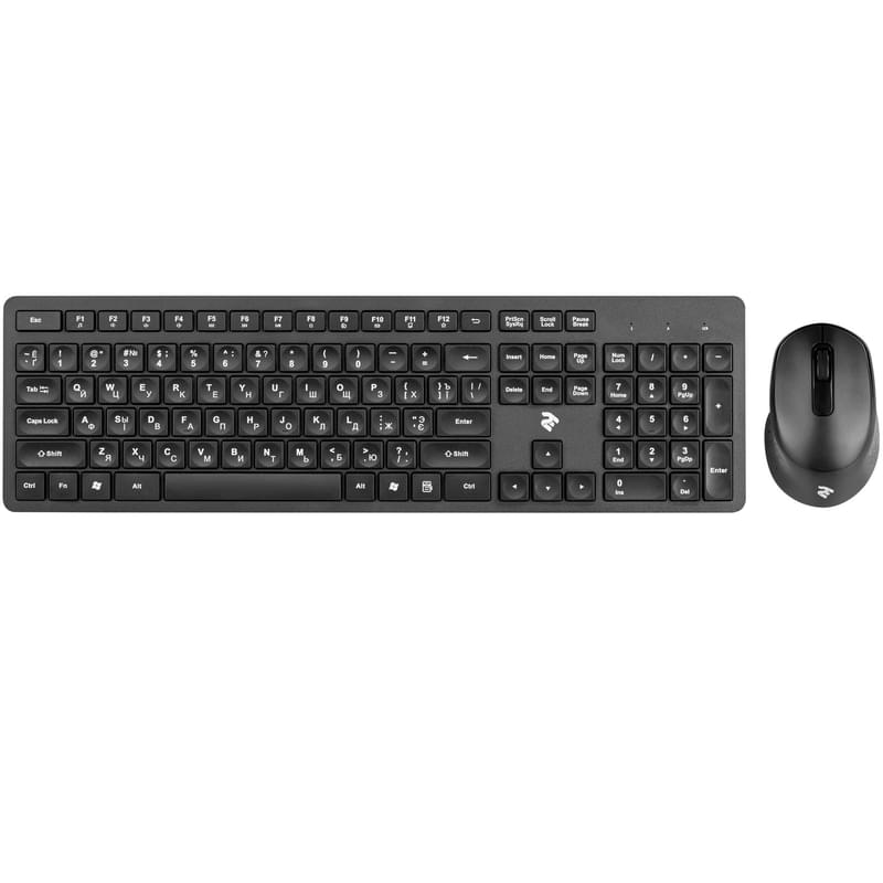 USB 2E MK420 Сымсыз пернетақтасы + тінтуірі, Black (2E-MK420WB) - фото #0, Technodom.kz