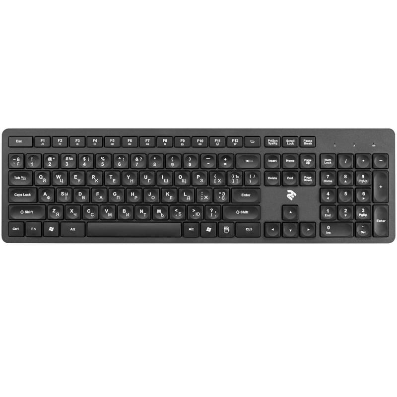 USB 2E MK420 Сымсыз пернетақтасы + тінтуірі, Black (2E-MK420WB) - фото #1, Technodom.kz