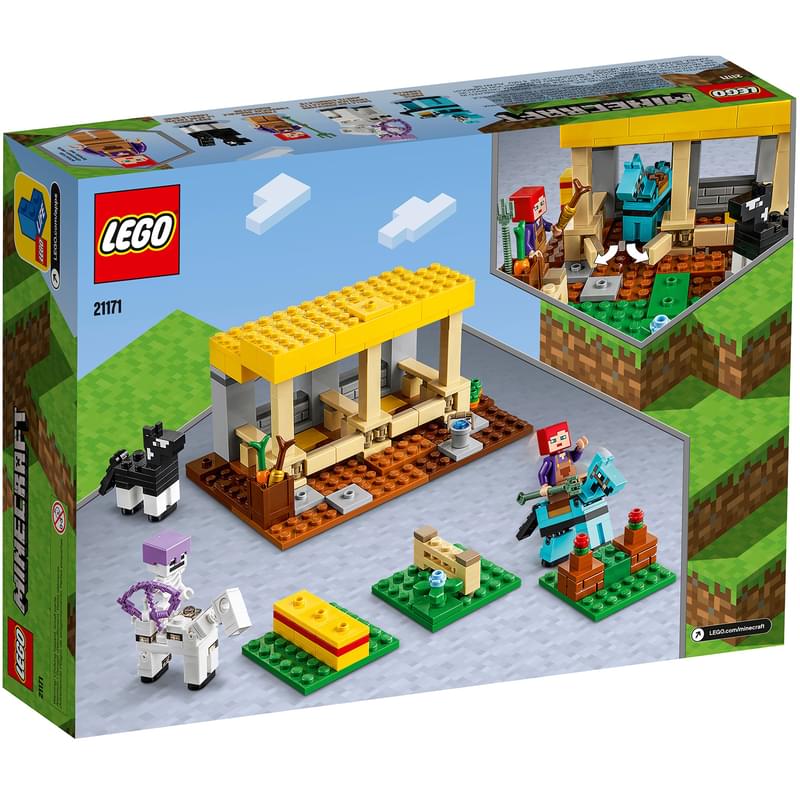 Конструктор LEGO Minecraft Конюшня (21171) - фото #1, Technodom.kz