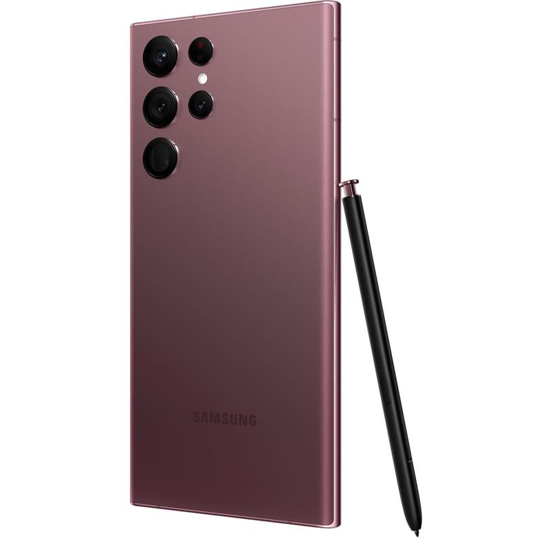 Смартфон Samsung Galaxy S22 Ultra 8/128GB Burgundy - фото #8, Technodom.kz