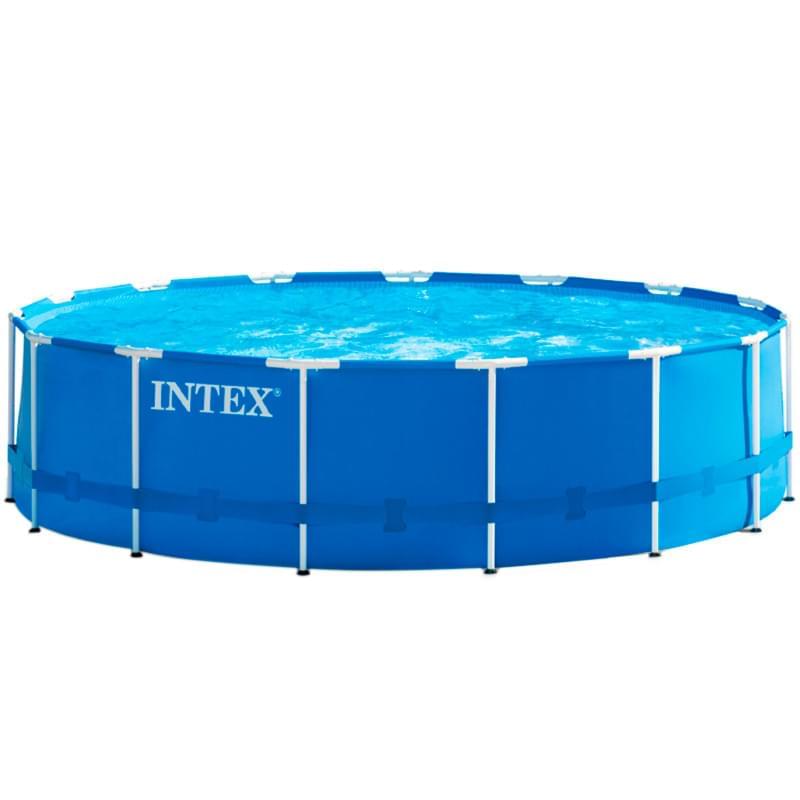 Каркасный бассейн INTEX, 457 х 122 см, 16805 л, с фильтр-насосом (28242NP) - фото #0, Technodom.kz