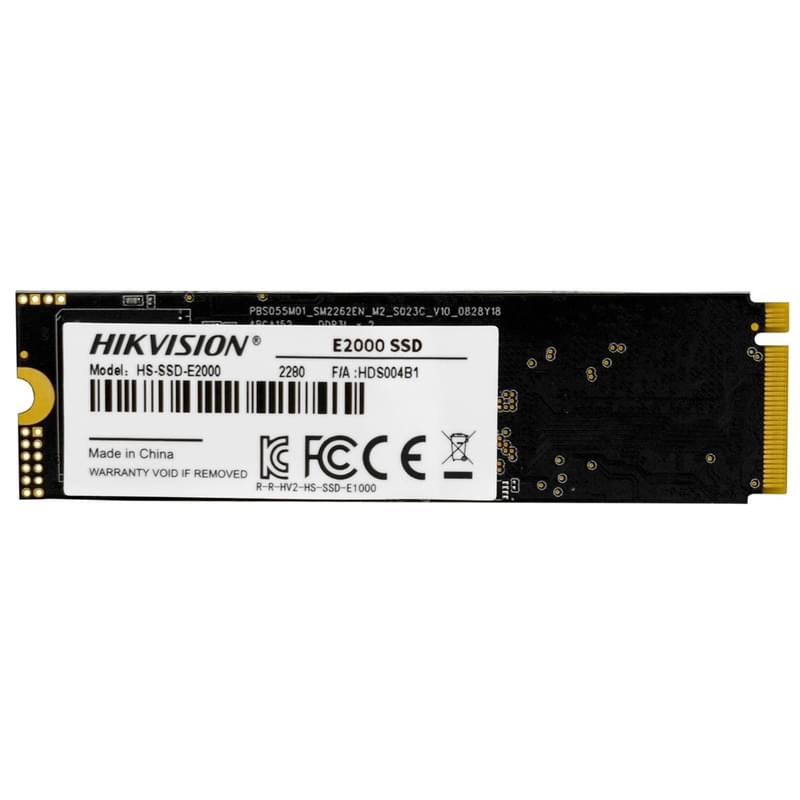 Внутренний SSD M.2 2280 512GB Hikvision E2000 PCIe 3.0 x4 NVMe 3D TLC (HS-SSD-E2000/512G) - фото #0, Technodom.kz