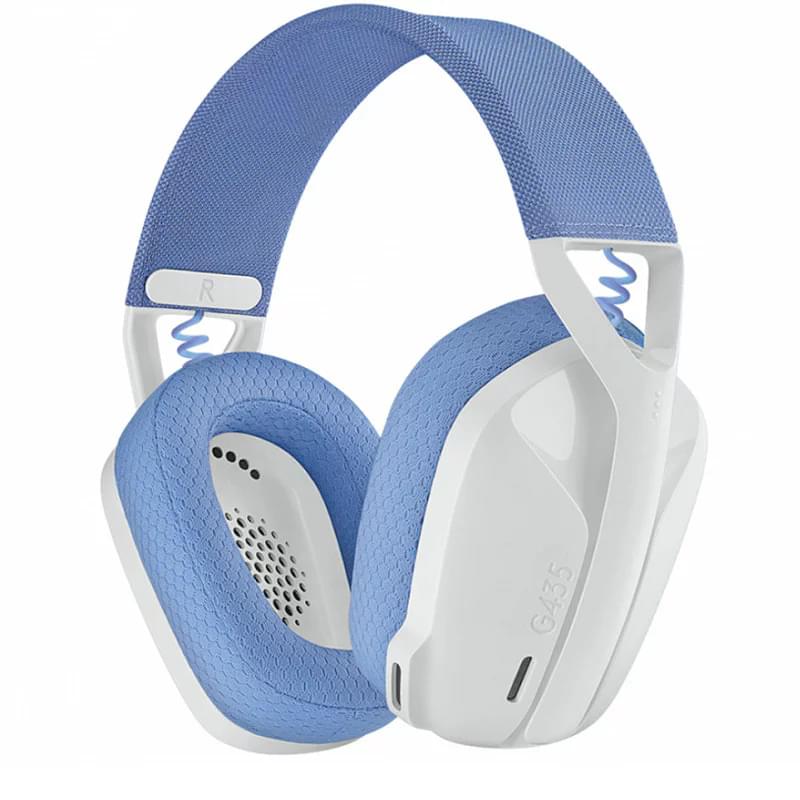 Logitech G435 LightSpeed, White (981-001074) сымсыз ойын гарнитурасы - фото #0, Technodom.kz